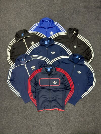 Adidas Track Jackets Bundle | Grade AB | Size XS–XL | Vintage Sportswear Wholesale