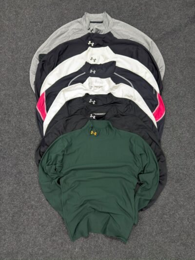 Under Armour Compression High Neck Tops Bundle | Grade AB | Size XS–XL | Sportswear Wholesale