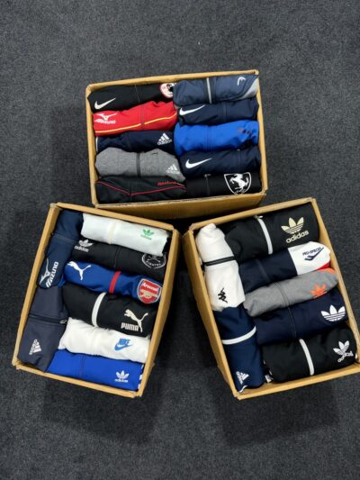 Branded Track Jackets Bundle | Grade AB | Mixed Sizes | Adidas, Nike, Puma & More | Sportswear Wholesale