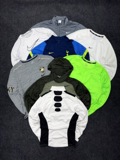 Nike Pro Compression Long Sleeve Tops Bundle | Grade AB | Size XS–XL | Performance Sportswear Wholesale